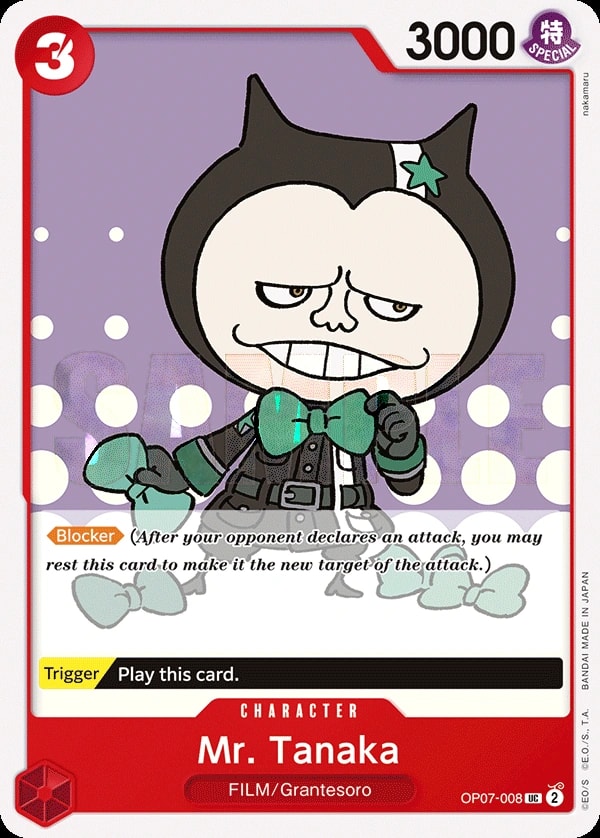 Mr. Tanaka (OP07-008) — Uncommon One Piece card