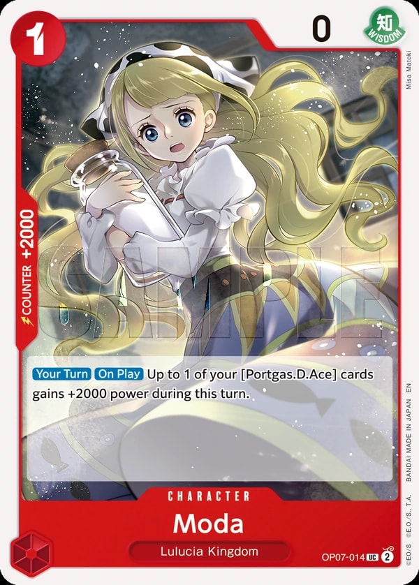 Moda (014) (Pirate Foil) One Piece card