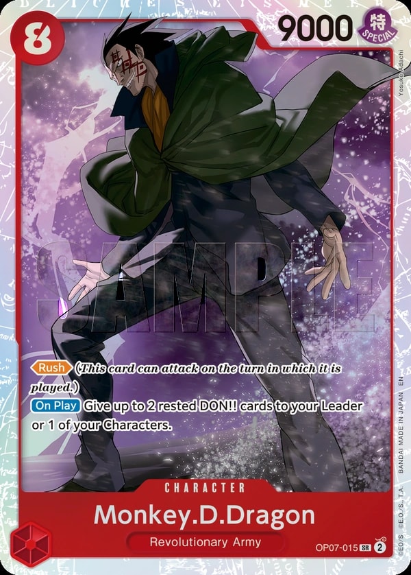 Monkey.D.Dragon (015) (Reprint) One Piece card