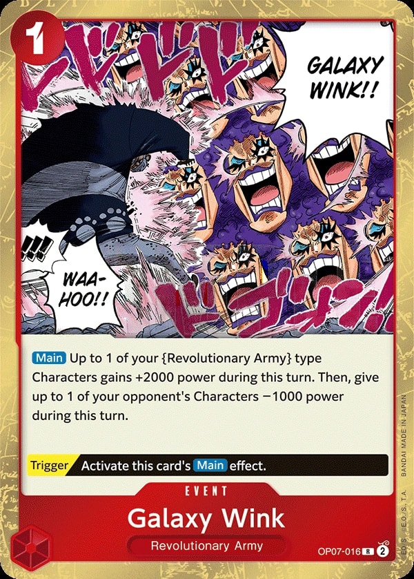 Galaxy Wink (OP07-016) — Rare One Piece card