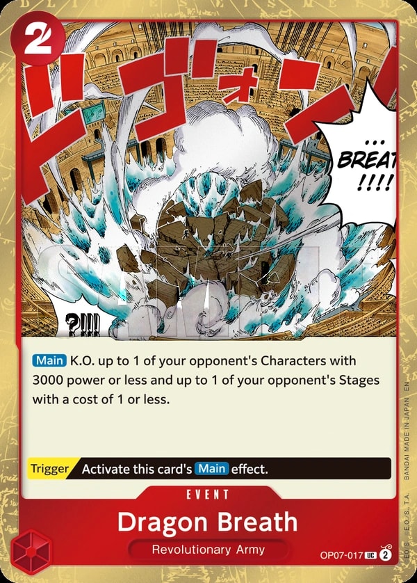 Dragon Breath (017) (Pirate Foil) One Piece card