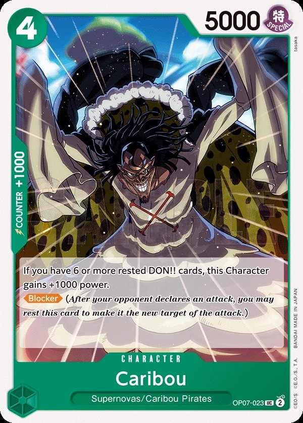 Caribou (OP07-023) — Uncommon One Piece card