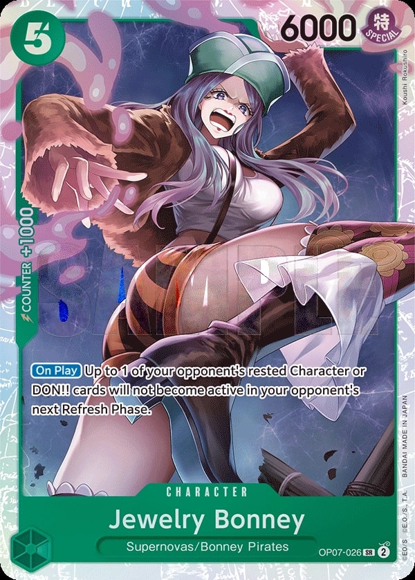 Jewelry Bonney OP07-026 One Piece card