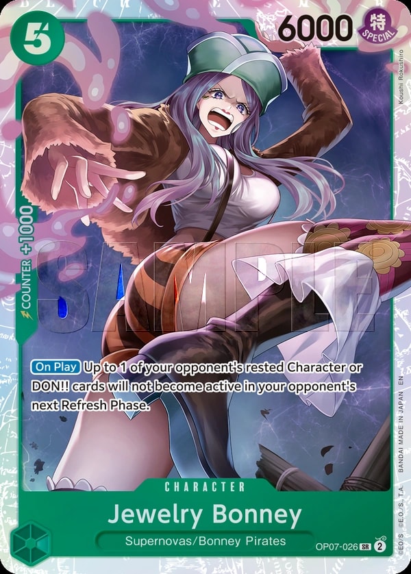 Jewelry Bonney (026) (Reprint) One Piece card
