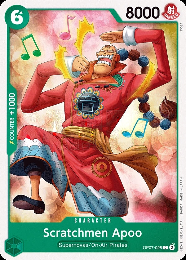 Scratchmen Apoo (OP07-028) — Common One Piece card