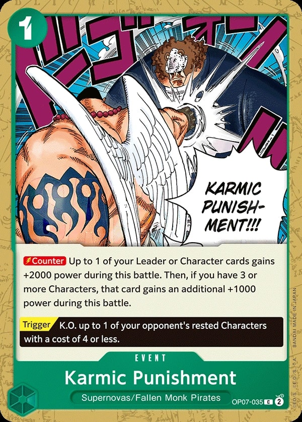 Karmic Punishment (OP07-035) — Common One Piece card