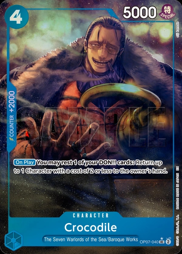 Crocodile (040) (Alternate Art) One Piece card