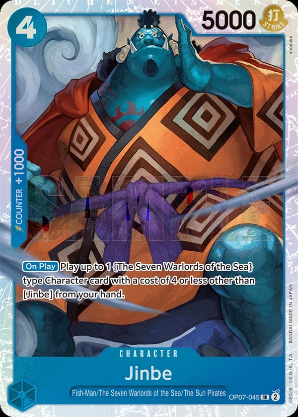 Jinbe OP07-045 One Piece card