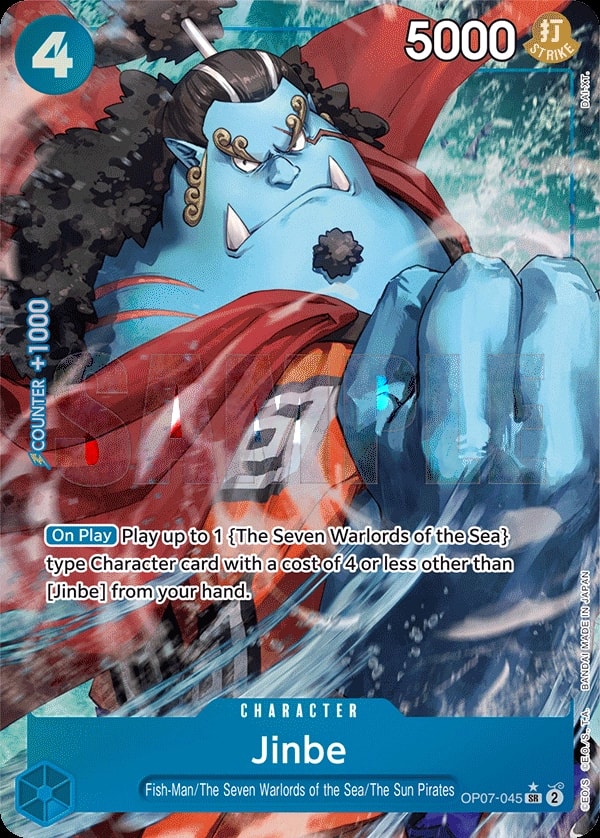 Jinbe (045) (Parallel) One Piece card