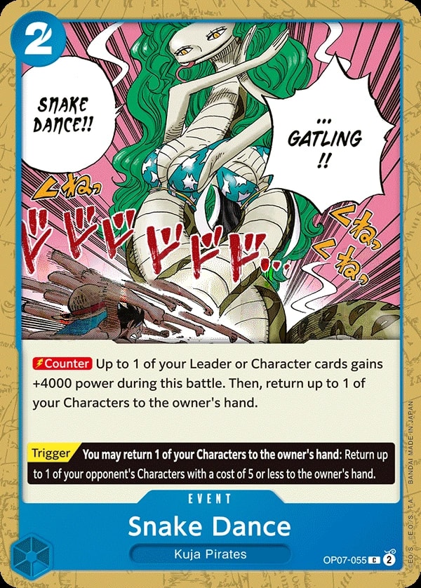 Snake Dance (OP07-055) — Common One Piece card