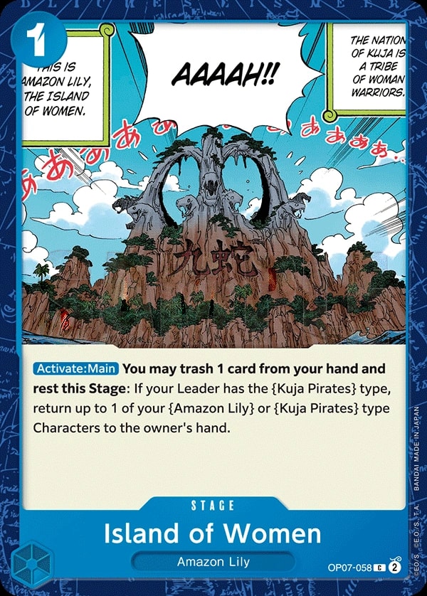 Island of Women (OP07-058) — Common One Piece card