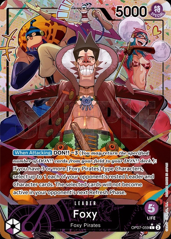 Foxy (059) (Parallel) One Piece card