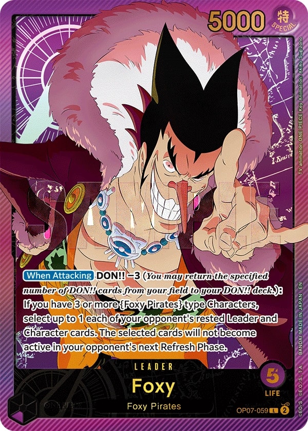 Foxy (059) (SPR) One Piece card