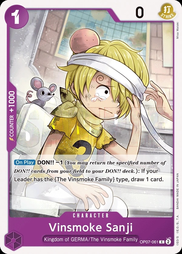 Vinsmoke Sanji (OP07-061) — Common One Piece card