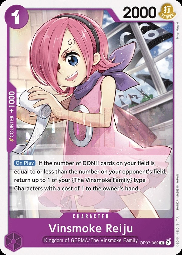 Vinsmoke Reiju (OP07-062) — Common One Piece card
