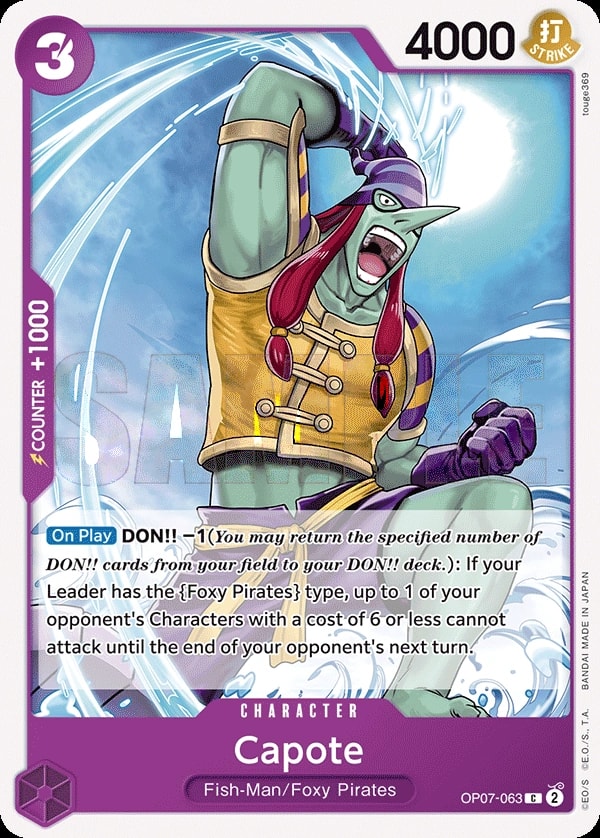 Capote (OP07-063) — Common One Piece card