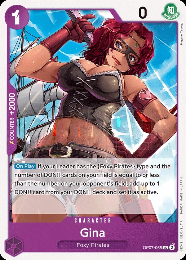 Gina (OP07-065) — Uncommon One Piece card