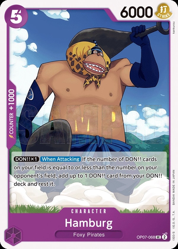Hamburg (OP07-068) — Uncommon One Piece card