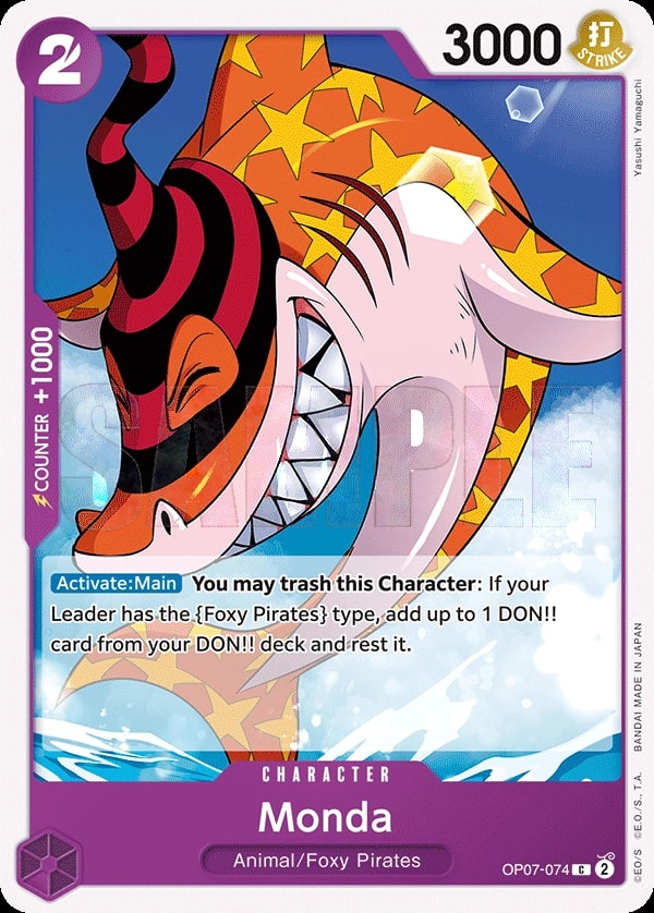 Monda (OP07-074) — Common One Piece card