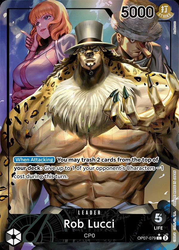 Rob Lucci (079) (Parallel) One Piece card
