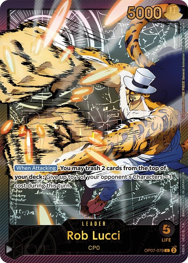 Rob Lucci (079) (SPR) One Piece card