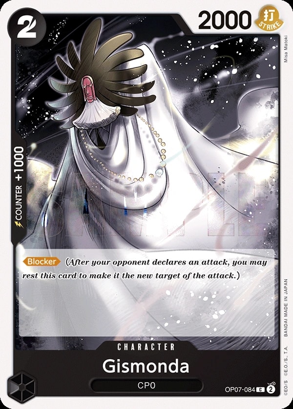 Gismonda (OP07-084) — Common One Piece card