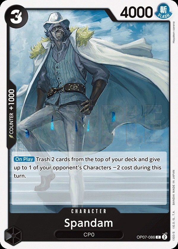 Spandam (OP07-086) — Common One Piece card