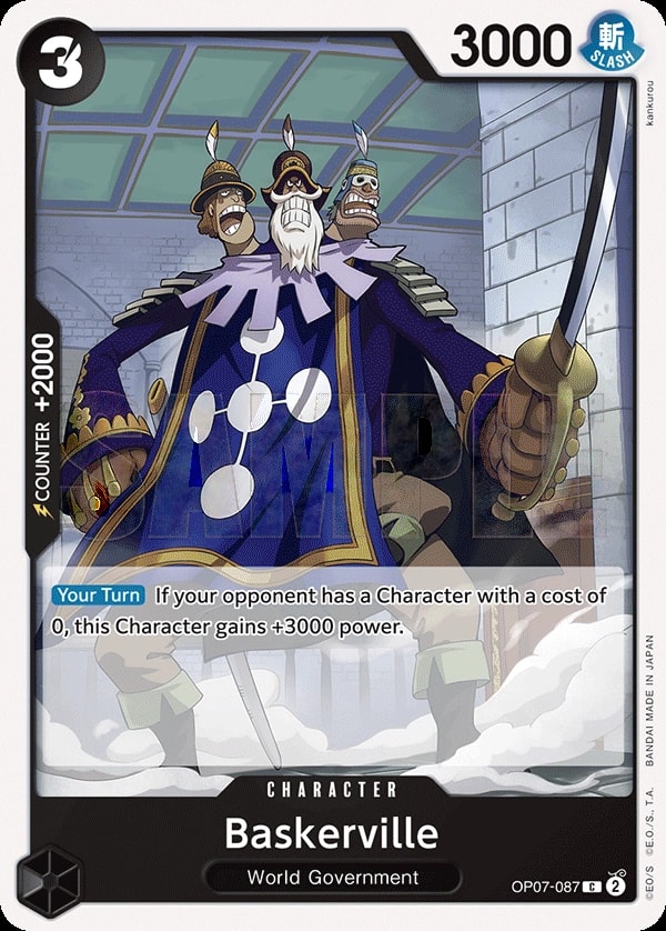 Baskerville (OP07-087) — Common One Piece card