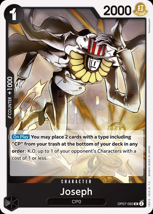 Joseph (OP07-092) — Uncommon One Piece card