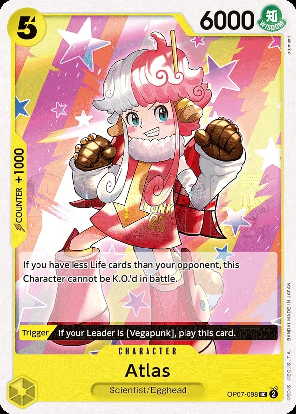 Atlas (OP07-098) — Uncommon One Piece card