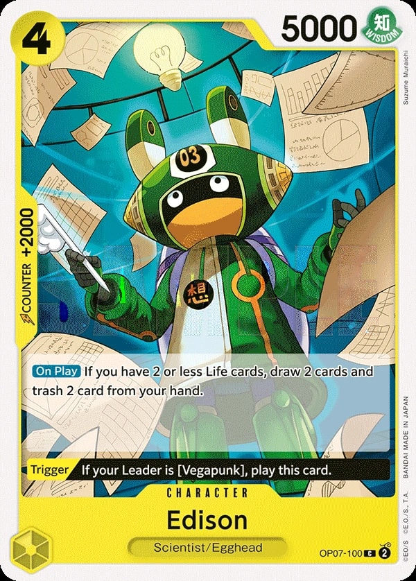 Edison (OP07-100) — Common One Piece card