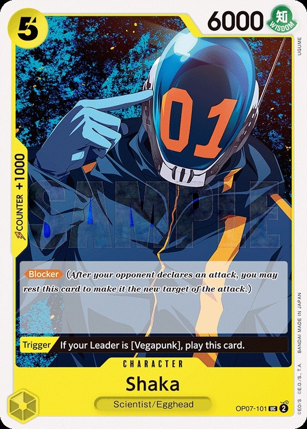 Shaka (OP07-101) — Uncommon One Piece card