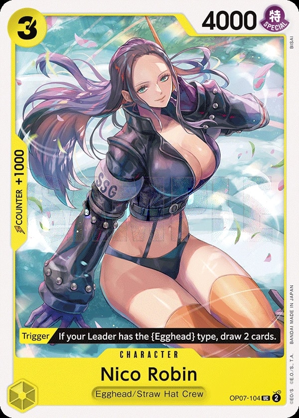 Nico Robin (OP07-104) — Uncommon One Piece card