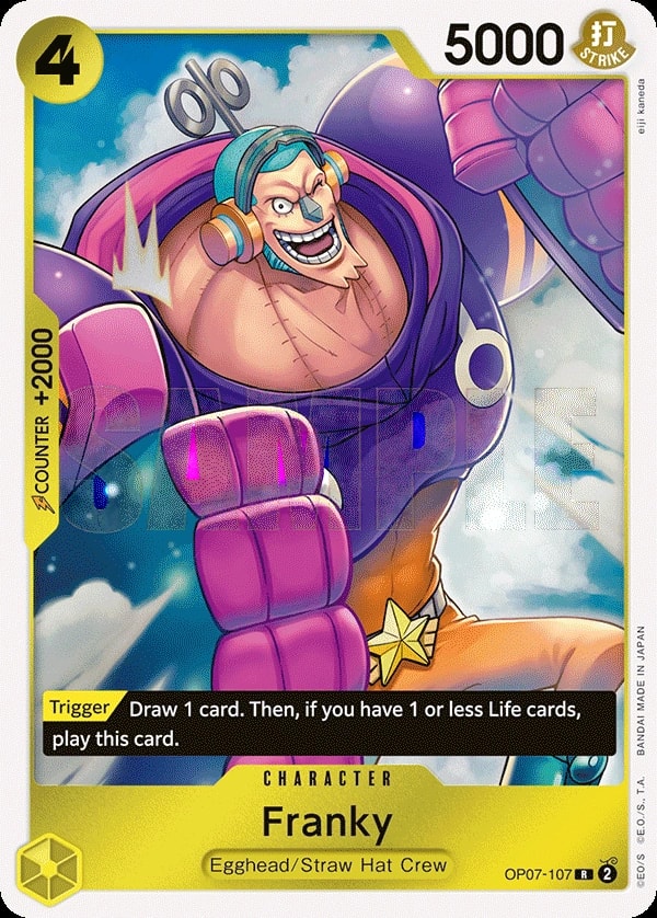 Franky (OP07-107) — Rare One Piece card
