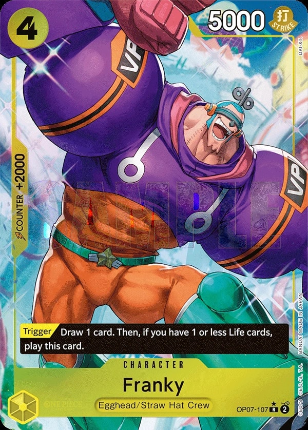 Franky (107) (Parallel) One Piece card