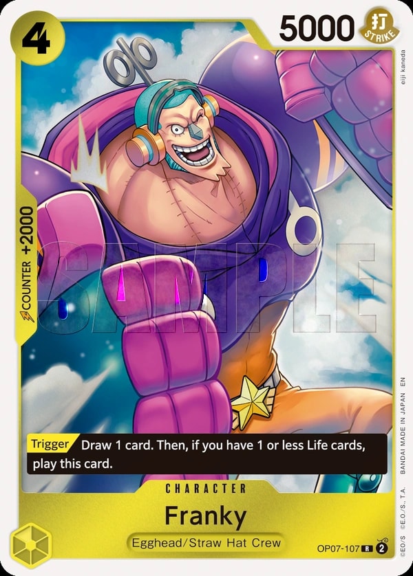 Franky (107) (Reprint) One Piece card