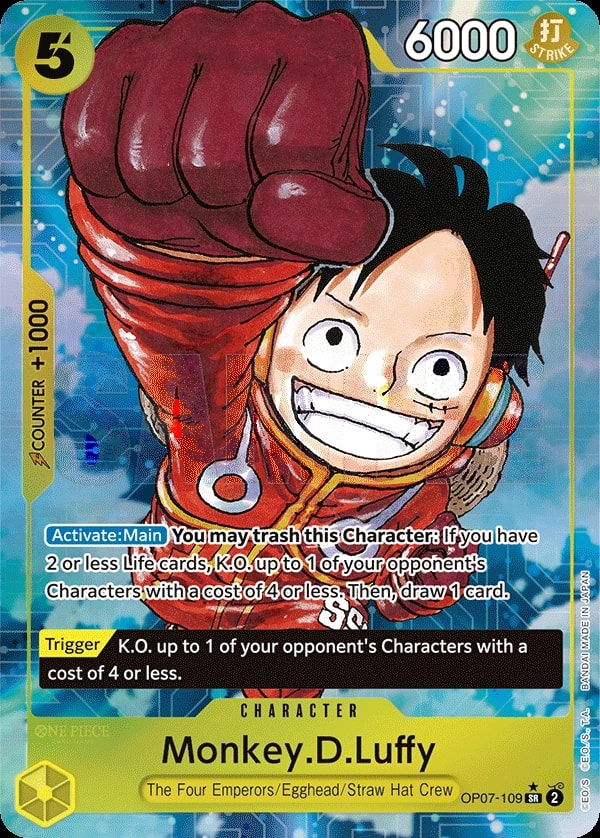 Monkey.D.Luffy (109) (Parallel) One Piece card