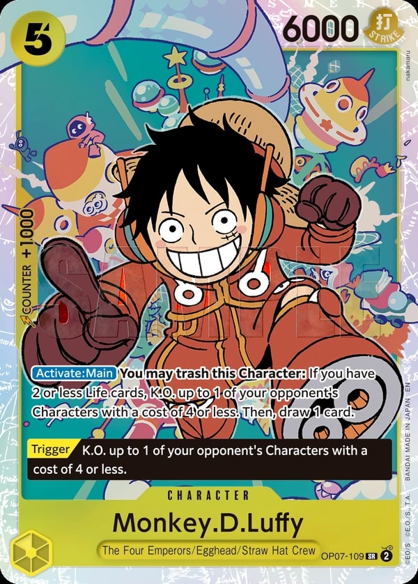 Monkey.D.Luffy (109) (Reprint) One Piece card