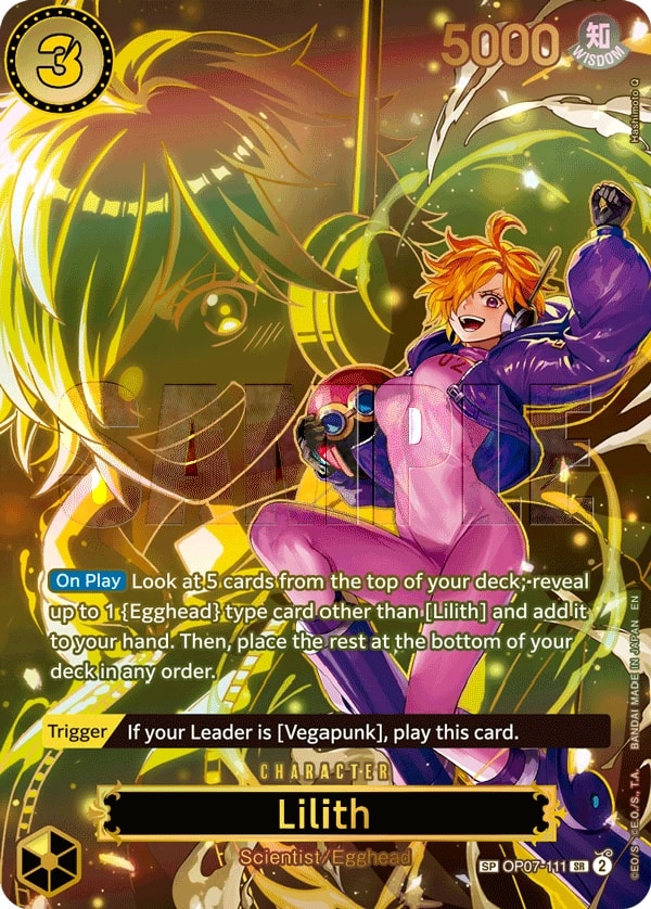 Lilith (111) (SP) One Piece card