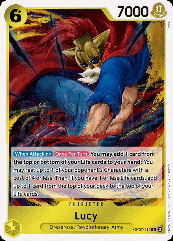 Lucy (OP07-112) — Rare One Piece card