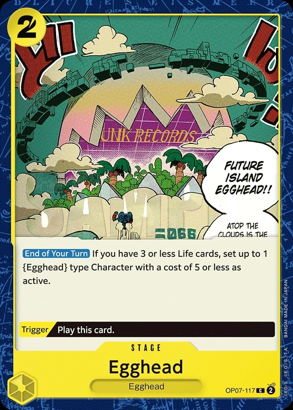 Egghead (OP07-117) — Common One Piece card