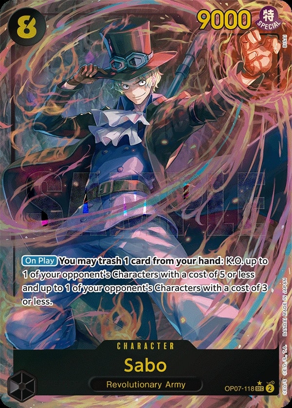 Sabo (118) (Parallel) One Piece card