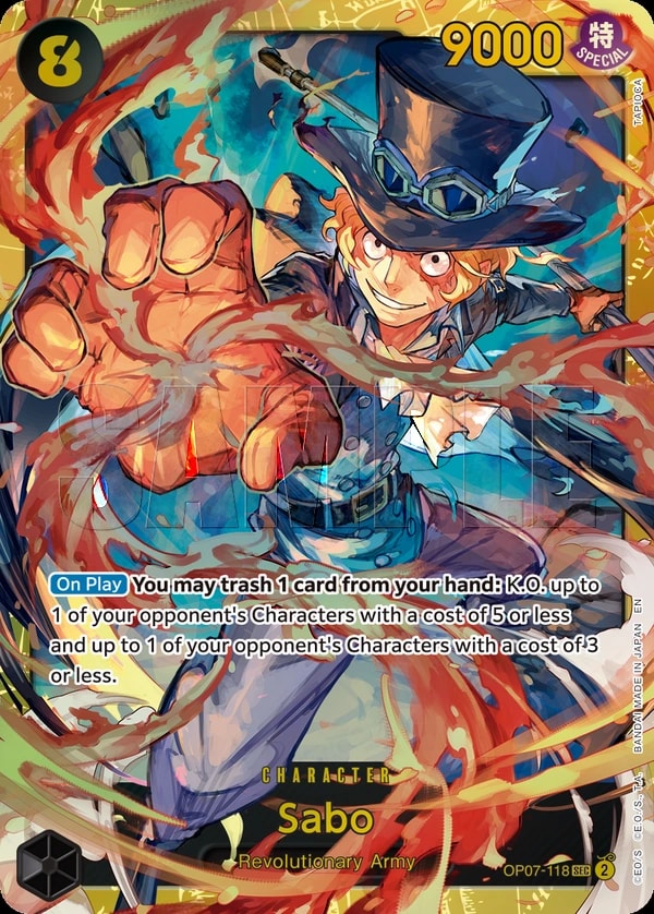 Sabo (118) (Reprint) One Piece card