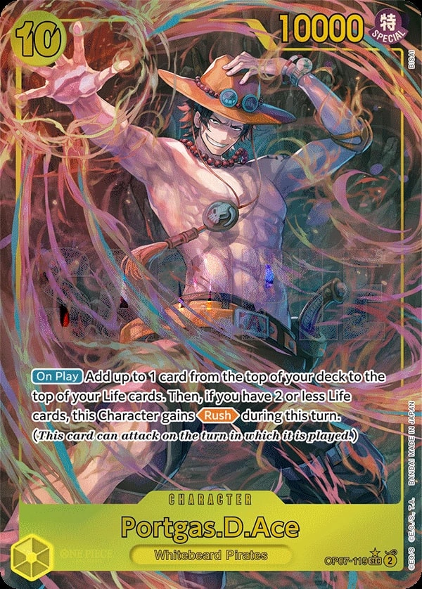 Portgas.D.Ace (119) (Parallel) One Piece card