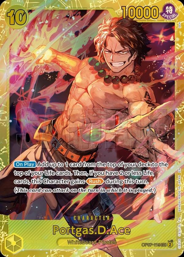 Portgas.D.Ace (119) (Reprint) One Piece card