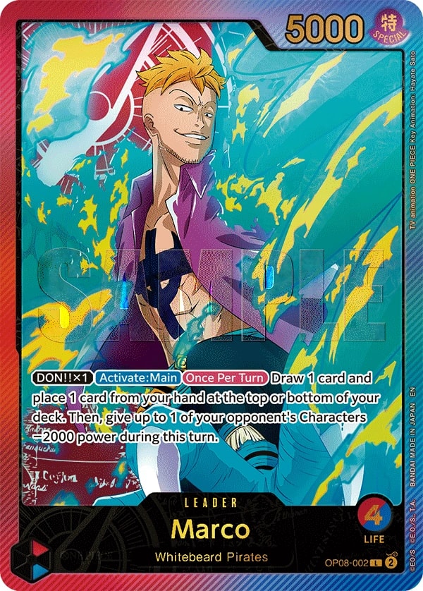 Marco (002) (SPR) One Piece card