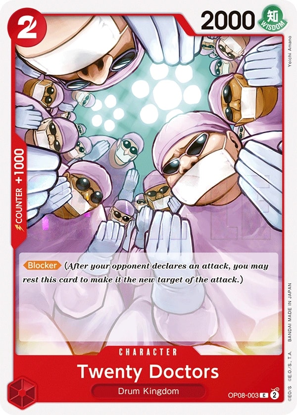 Twenty Doctors (OP08-003) — Common One Piece card