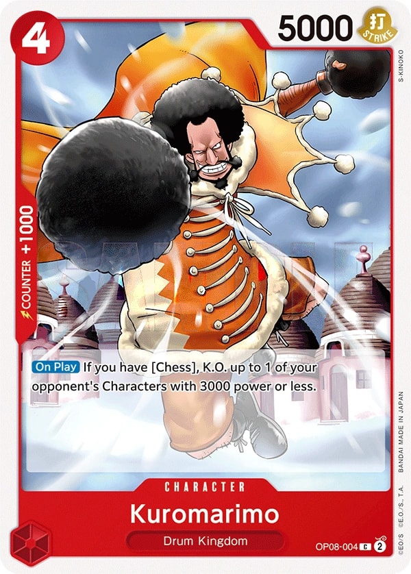 Kuromarimo (OP08-004) — Common One Piece card