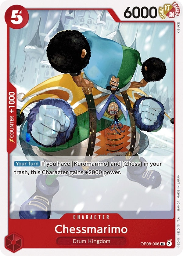 Chessmarimo (OP08-006) — Uncommon One Piece card