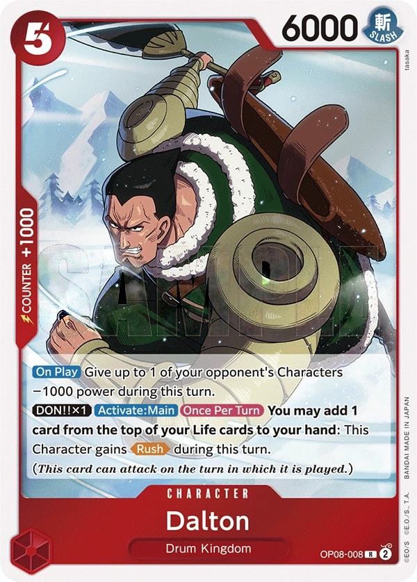 Dalton (OP08-008) — Rare One Piece card